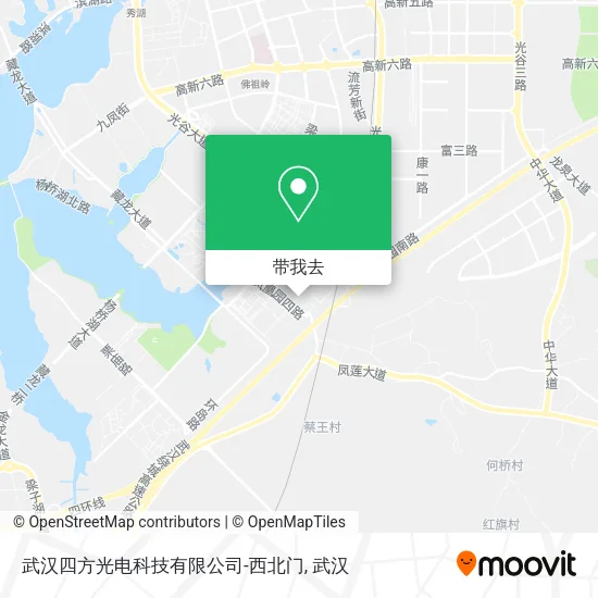 武汉四方光电科技有限公司-西北门地图