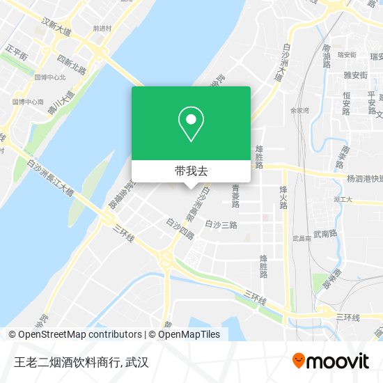 王老二烟酒饮料商行地图