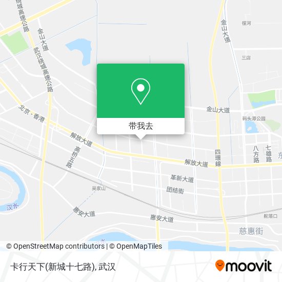 卡行天下(新城十七路)地图