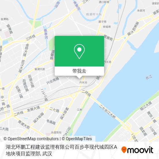 湖北环鹏工程建设监理有限公司百步亭现代城四区A地块项目监理部地图