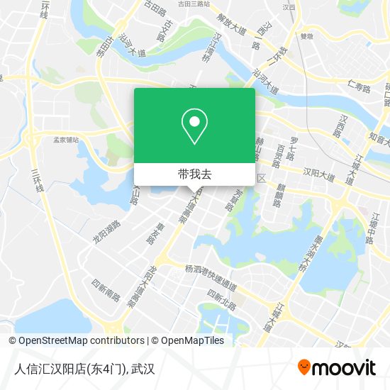 人信汇汉阳店(东4门)地图