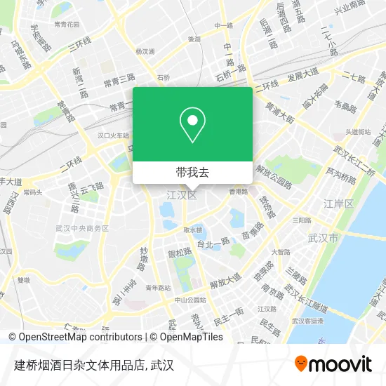 建桥烟酒日杂文体用品店地图