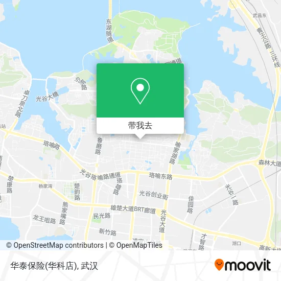 华泰保险(华科店)地图