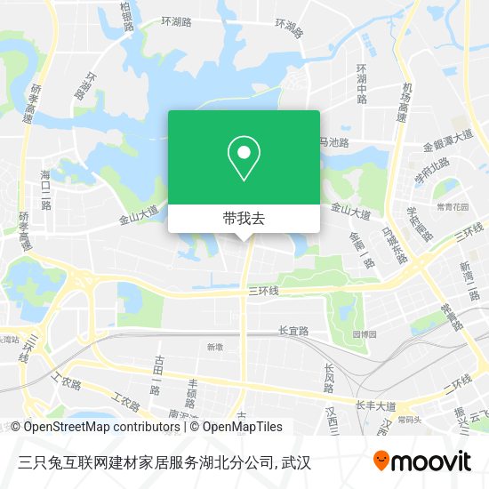 三只兔互联网建材家居服务湖北分公司地图