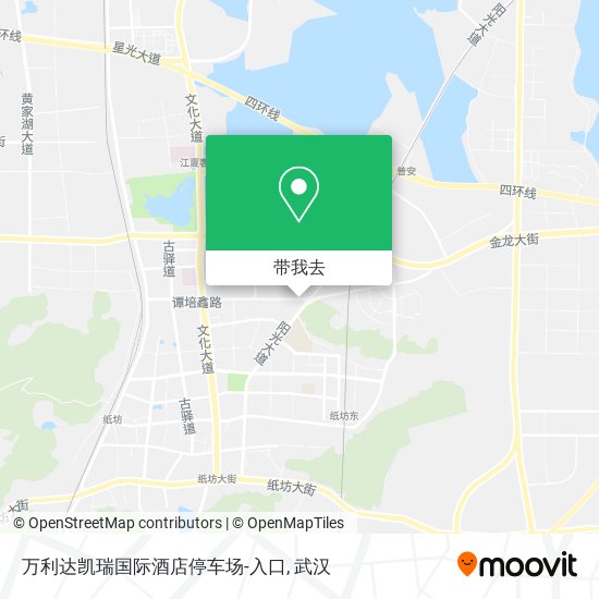 万利达凯瑞国际酒店停车场-入口地图