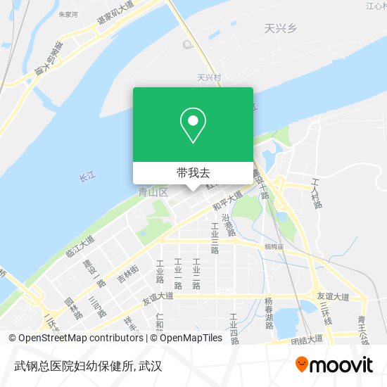 武钢总医院妇幼保健所地图