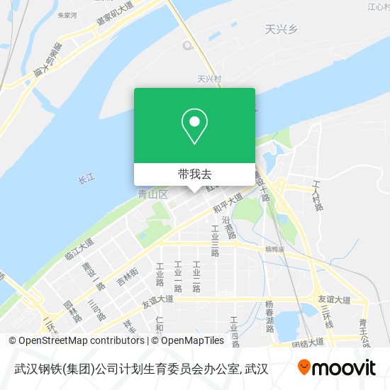 武汉钢铁(集团)公司计划生育委员会办公室地图