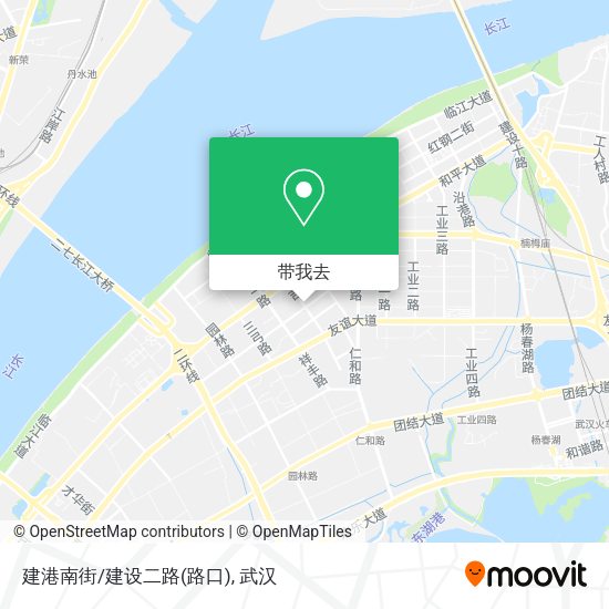 建港南街/建设二路(路口)地图