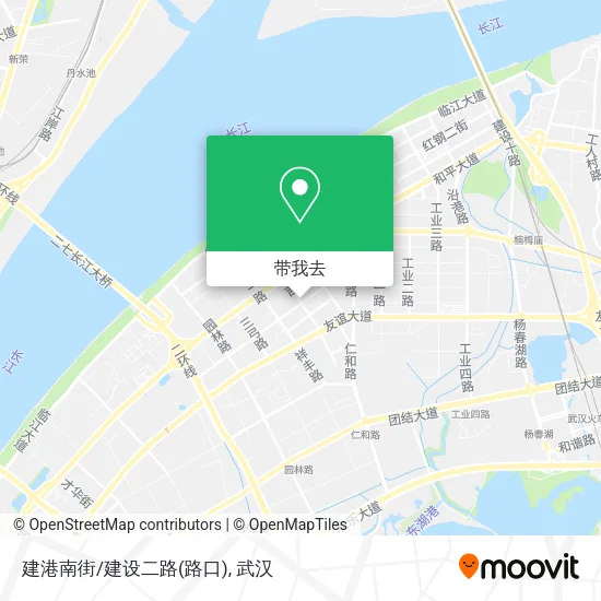 建港南街/建设二路(路口)地图