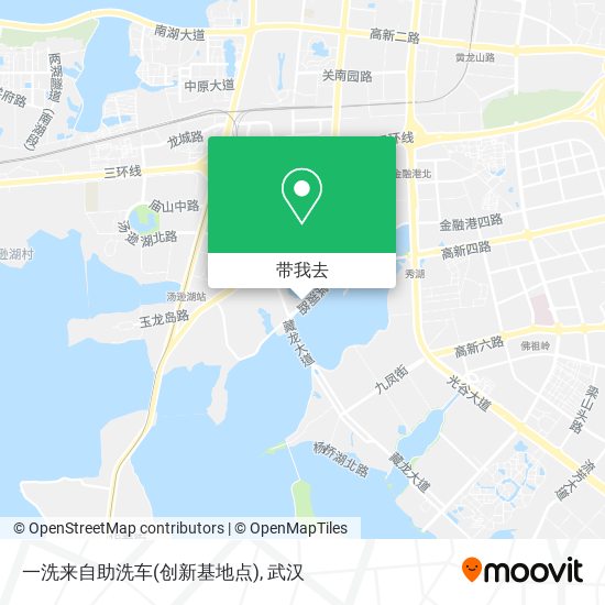 一洗来自助洗车(创新基地点)地图