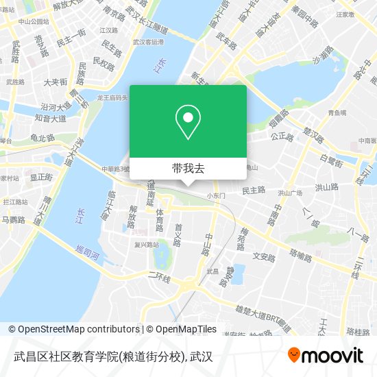 武昌区社区教育学院(粮道街分校)地图