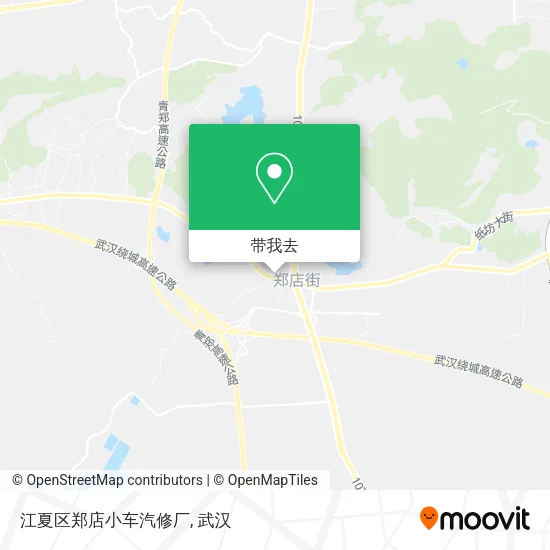 江夏区郑店小车汽修厂地图