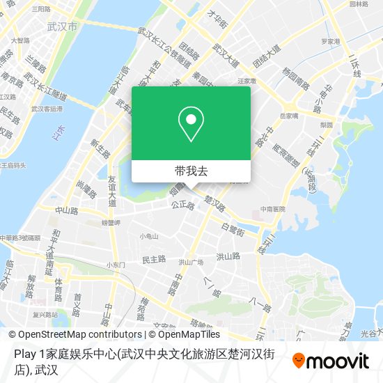 Play 1家庭娱乐中心(武汉中央文化旅游区楚河汉街店)地图