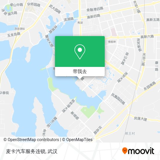 麦卡汽车服务连锁地图