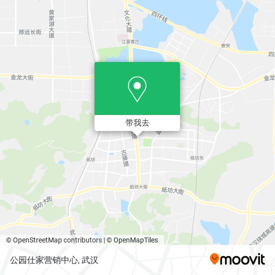 公园仕家营销中心地图