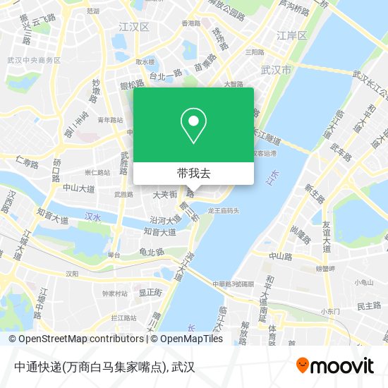 中通快递(万商白马集家嘴点)地图