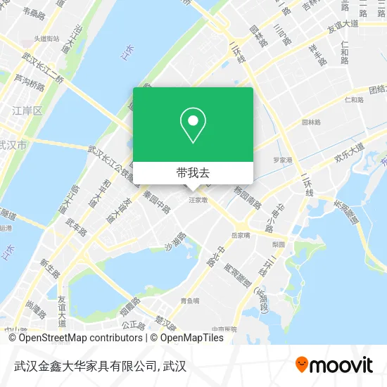武汉金鑫大华家具有限公司地图
