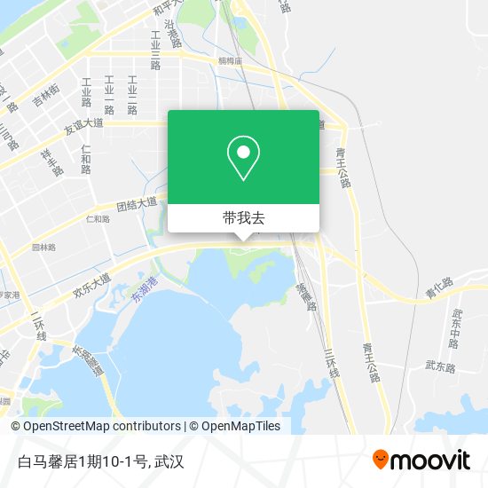 白马馨居1期10-1号地图