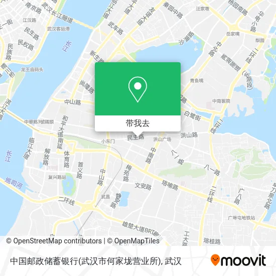 中国邮政储蓄银行(武汉市何家垅营业所)地图