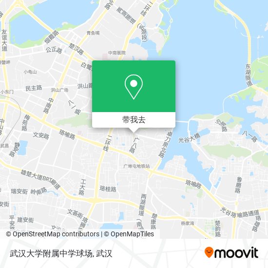 武汉大学附属中学球场地图