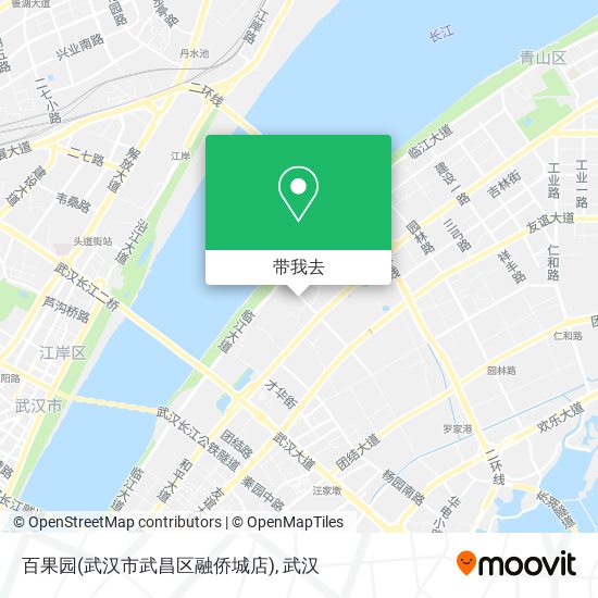 百果园(武汉市武昌区融侨城店)地图