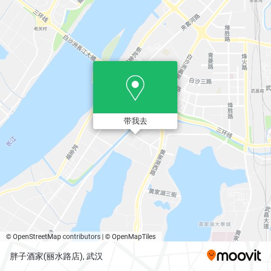 胖子酒家(丽水路店)地图