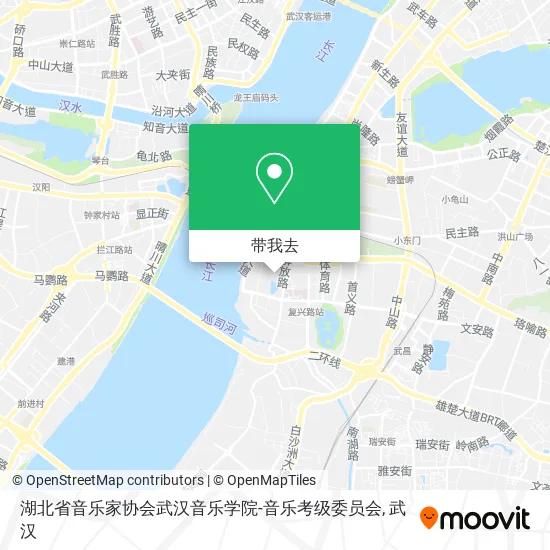 湖北省音乐家协会武汉音乐学院-音乐考级委员会地图