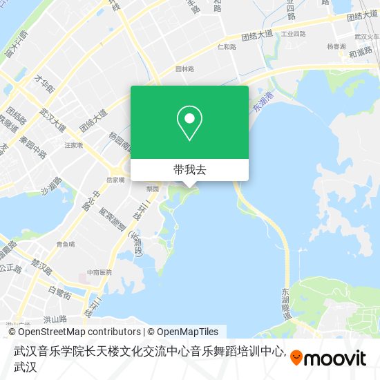 武汉音乐学院长天楼文化交流中心音乐舞蹈培训中心地图