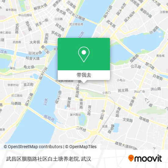 武昌区胭脂路社区白土塘养老院地图