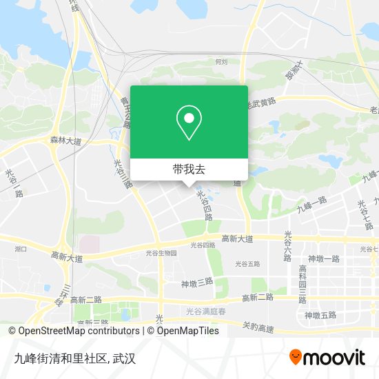 九峰街清和里社区地图