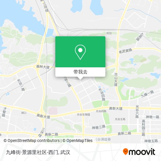 九峰街·景源里社区-西门地图