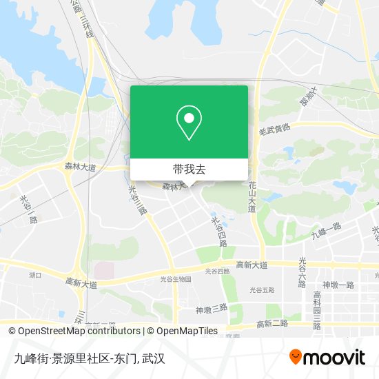 九峰街·景源里社区-东门地图