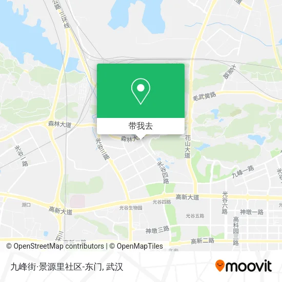 九峰街·景源里社区-东门地图