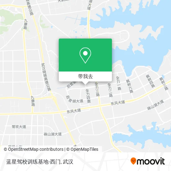 蓝星驾校训练基地-西门地图