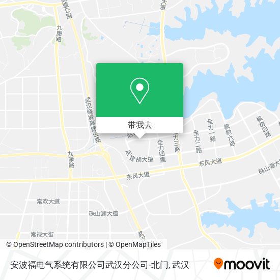 安波福电气系统有限公司武汉分公司-北门地图