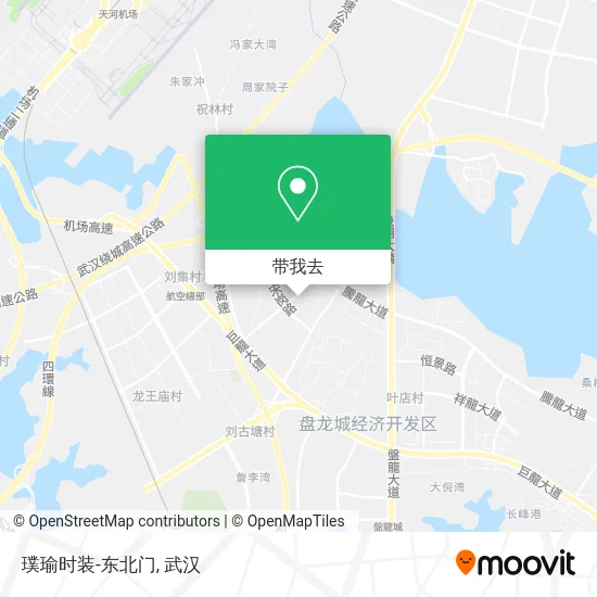 璞瑜时装-东北门地图