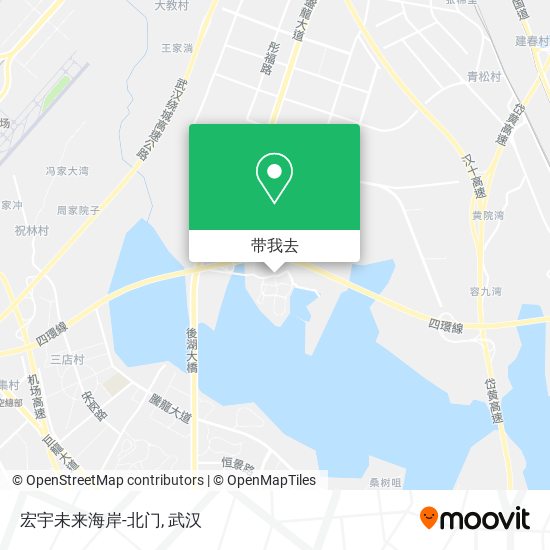 宏宇未来海岸-北门地图