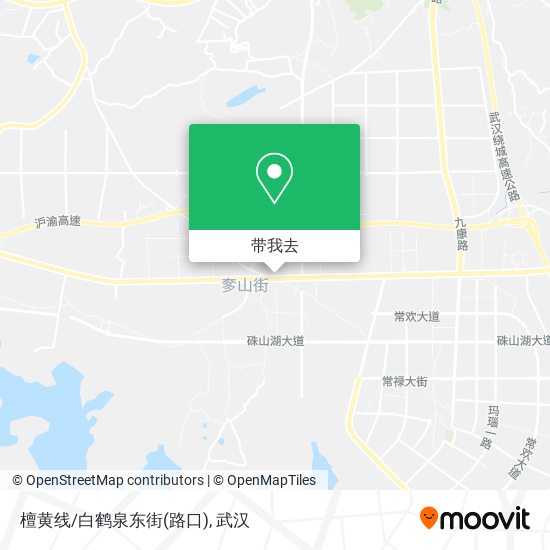 檀黄线/白鹤泉东街(路口)地图