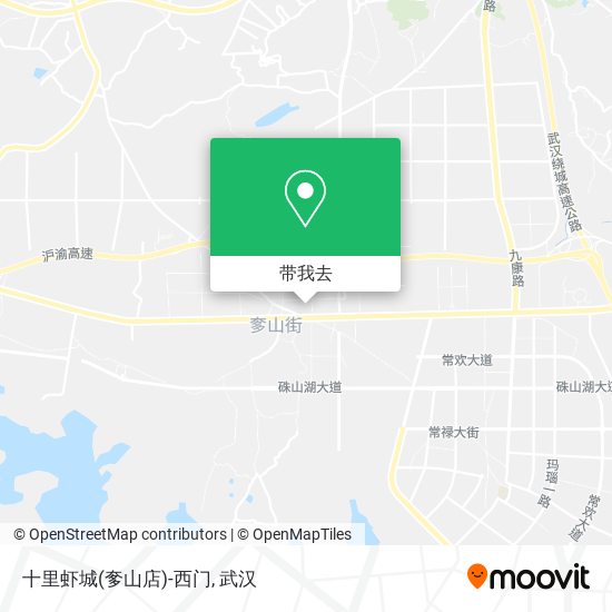 十里虾城(奓山店)-西门地图