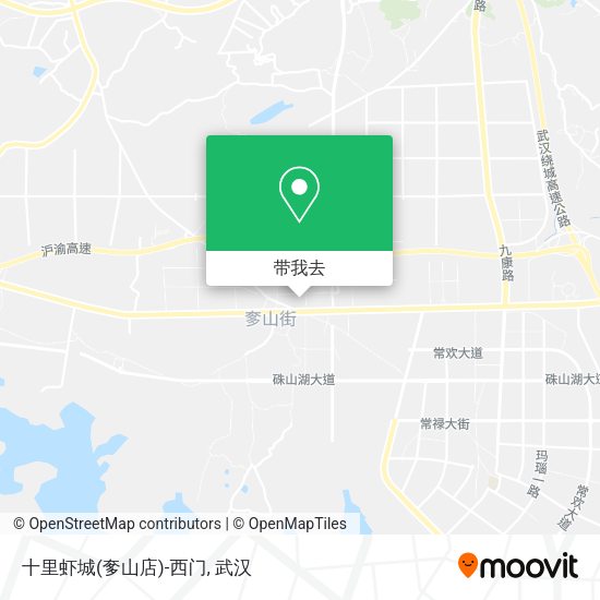 十里虾城(奓山店)-西门地图