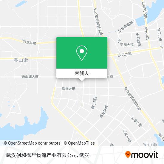 武汉创和御星物流产业有限公司地图