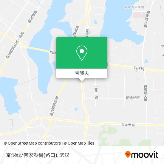 京深线/何家湖街(路口)地图