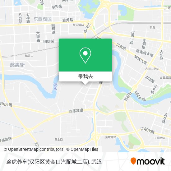 途虎养车(汉阳区黄金口汽配城二店)地图