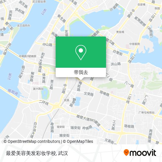 最爱美容美发彩妆学校地图