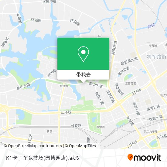 K1卡丁车竞技场(园博园店)地图