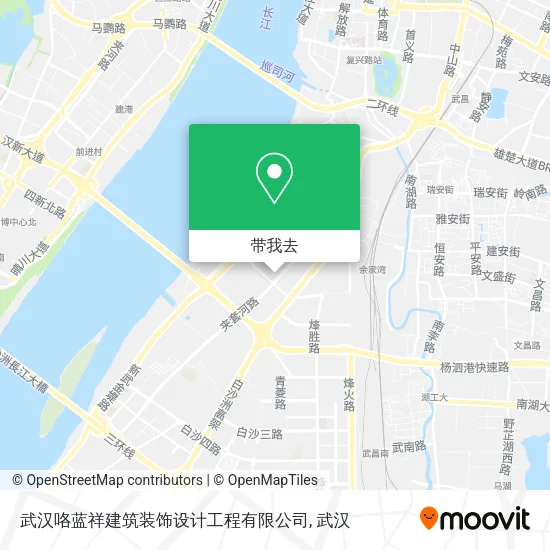 武汉咯蓝祥建筑装饰设计工程有限公司地图