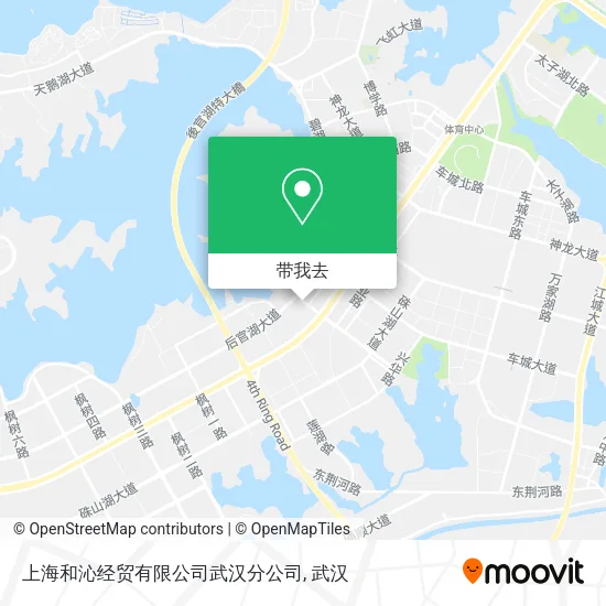 上海和沁经贸有限公司武汉分公司地图