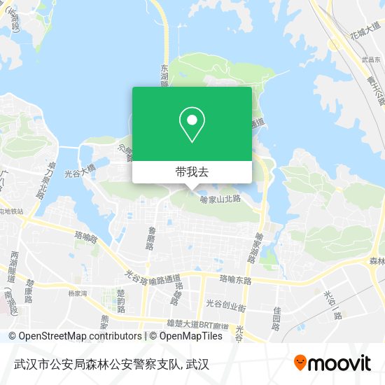 武汉市公安局森林公安警察支队地图