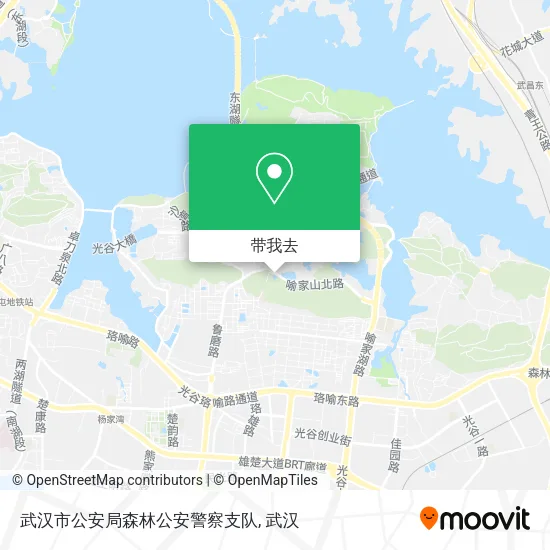 武汉市公安局森林公安警察支队地图