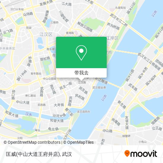 匡威(中山大道王府井店)地图